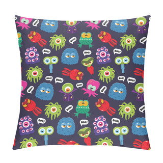 Personality  Monster Pattern Pillow Covers