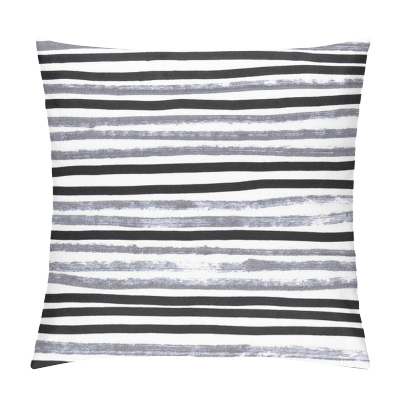 Personality  background graphic. line black and silver. sketch. pillow covers