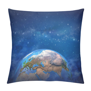 Personality  Planet Earth In Cosmic Space Pillow Covers