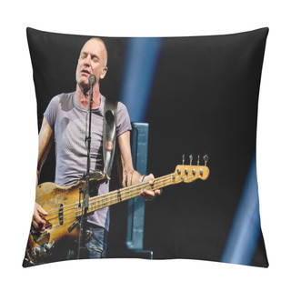 Personality  Sting Performing At HMH Music Festival Pillow Covers
