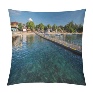 Personality  Pier At Sunrise Pillow Covers