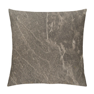 Personality  Grey Stone With Streaks, Textured Background, Top View Pillow Covers