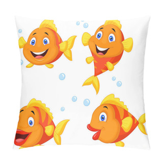 Personality  Cute Fish Cartoon Collection Set Pillow Covers