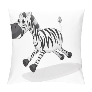 Personality  A Zebra Running Pillow Covers