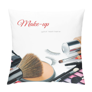 Personality  Colorful Make-up Products Pillow Covers