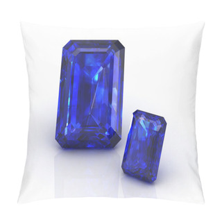 Personality  Blue Sapphire Pillow Covers