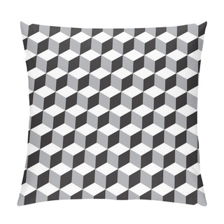 Personality  Seamless Geometric Cube Texture Pattern Background Wallpaper Pillow Covers