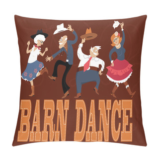 Personality  Barn Dance Poster Pillow Covers