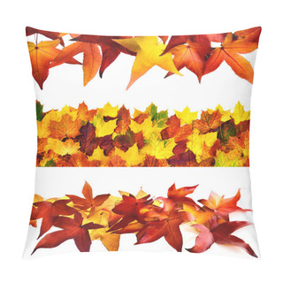 Personality  Set Of 3 Autumnal Borders Pillow Covers