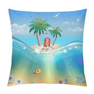 Personality  Tropical Summer Vacation Pillow Covers