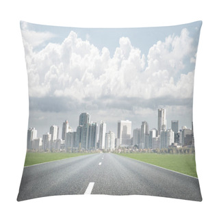 Personality  Road To Big City Pillow Covers
