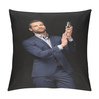 Personality  Young Man Celebrating Pillow Covers