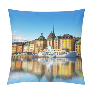 Personality  Old Town In Stockholm, Sweden Pillow Covers