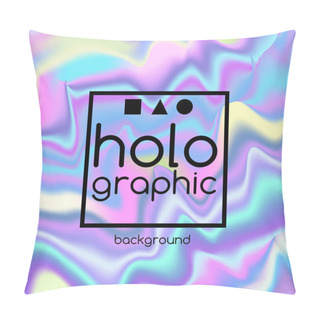 Personality  Abstract Bright Holographic Texture Pillow Covers