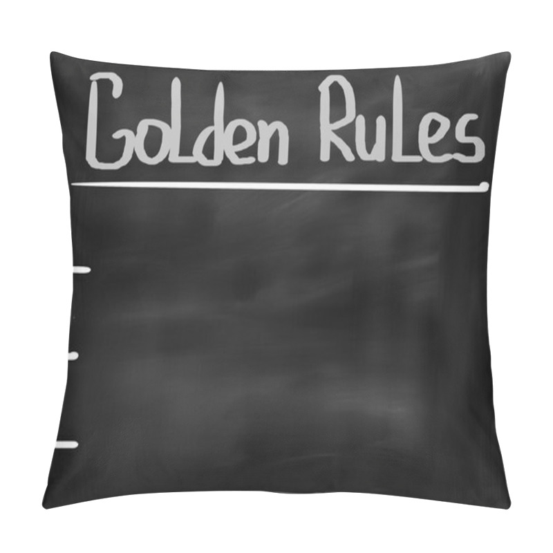 Personality  Golden Rules Concept Pillow Covers