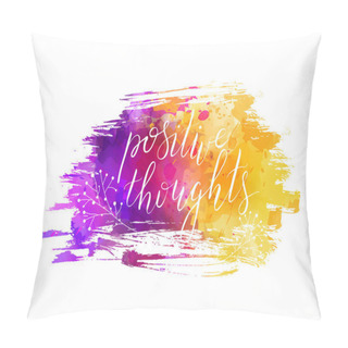 Personality  Watercolored Brushed Background Pillow Covers