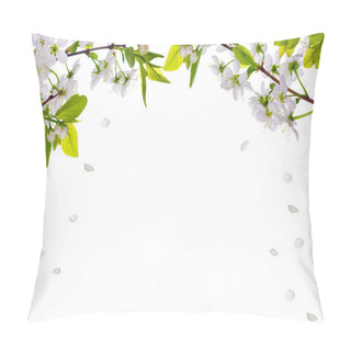 Personality  Cherry-tree Flowers Half Frame And Falling Petals Pillow Covers