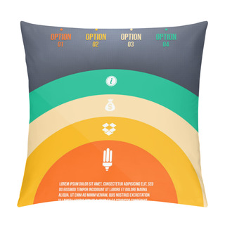 Personality  Vector Progress Icons Vector Illustration Pillow Covers