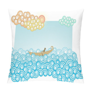 Personality  Waves Pillow Covers