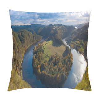 Personality  Famous View On Vltava River,  Czech Republic Pillow Covers