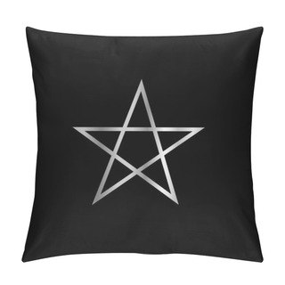 Personality  Pentagram- Religious Symbol Of Satanism Pillow Covers