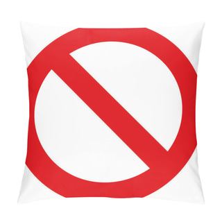 Personality  Not Allowed Sign Pillow Covers