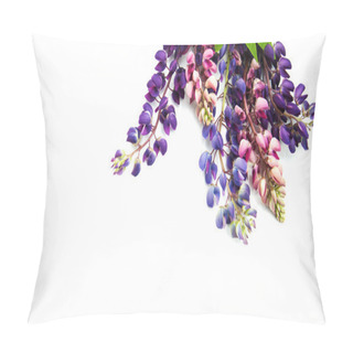Personality  Lupine Flowers Isolated Pillow Covers
