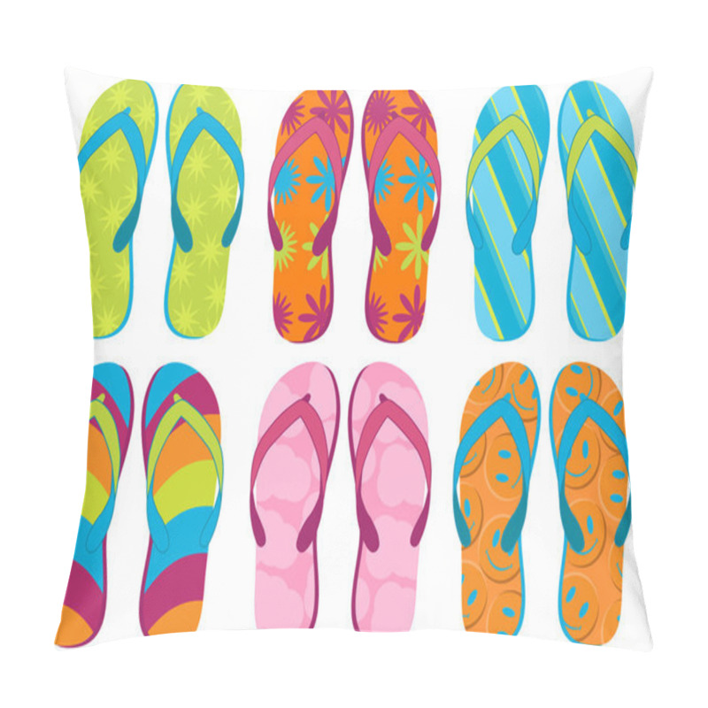 Personality  Flip Flops pillow covers