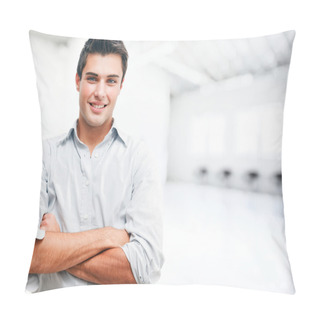 Personality  Man Portrait Pillow Covers