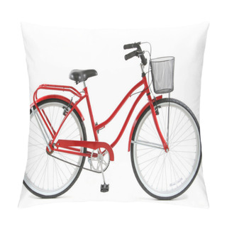 Personality  Red Bicycle Pillow Covers
