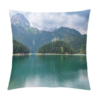 Personality  Black Lake (Crno Jezero), Montenegro. Pillow Covers