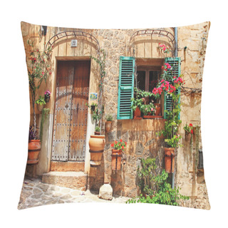 Personality  Old Charming Streets, Spain Pillow Covers