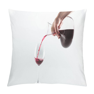Personality  Hand Pouring Red Wine Pillow Covers
