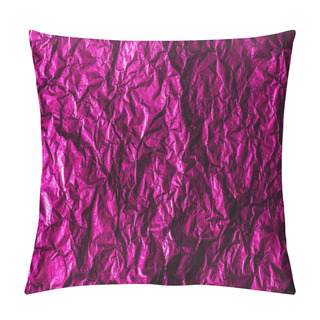 Personality  Beautiful Shiny Abstract Crumpled Violet Foil Background  Pillow Covers