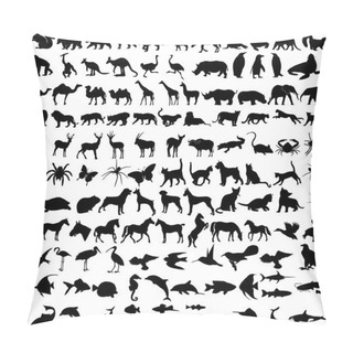 Personality  Animals Silhouettes Pillow Covers