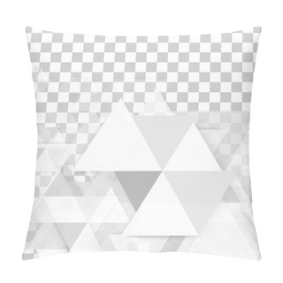 Personality  Vector Background Abstract Polygon Triangle. Pillow Covers