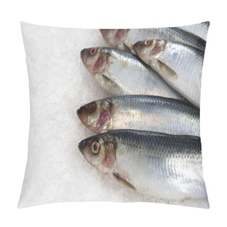 Personality  Sardines On Ice Pillow Covers