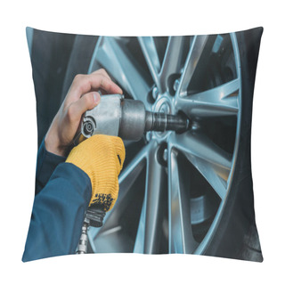 Personality  Automechanic Unscrewing Tire Bolts Pillow Covers