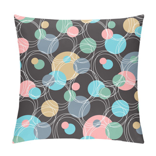 Personality  Geometric Circle Background Pillow Covers