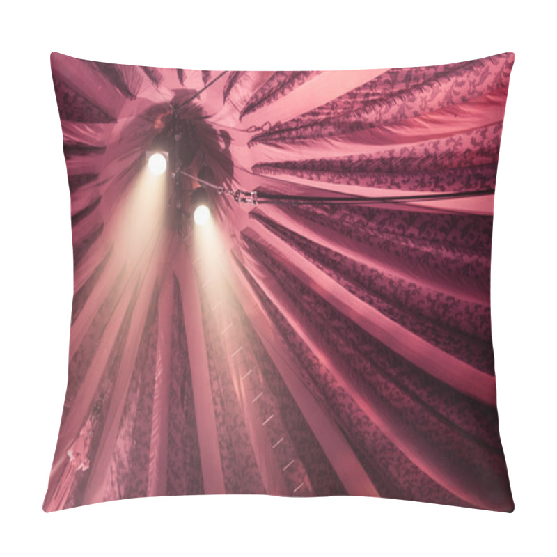 Personality  Spotlight in a Circus tent pillow covers