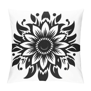 Personality  Flower - Minimalist And Simple Silhouette - Vector Illustration Pillow Covers