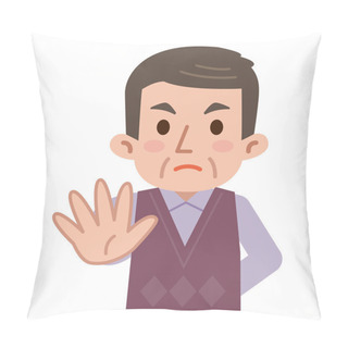 Personality  Reject Middle-aged Men Pillow Covers