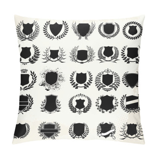 Personality  Set - Shield And Laurel Wreath Pillow Covers