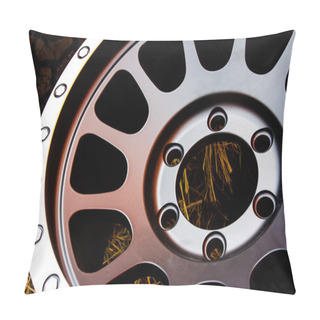 Personality  Close Up Alloy Wheels Pillow Covers