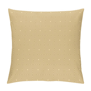 Personality  Geometric Pattern Of Tilted Squares And Rhombuses Pillow Covers