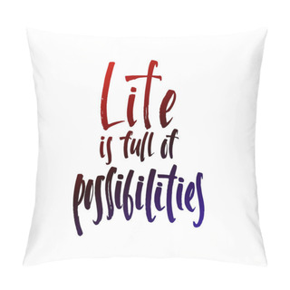 Personality  Calligraphic Motivation Poster. Pen Stroke Font. Pillow Covers