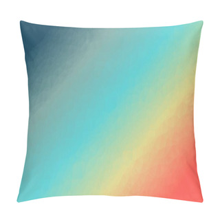 Personality  Colorful Geometric Background With Mosaic Design Pillow Covers