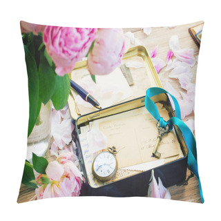 Personality  Box With Vintage Mail Pillow Covers