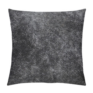 Personality  Black Stone Washed Denim Texture Pillow Covers