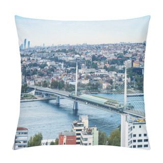 Personality  New Galata Bridge, Istanbul Pillow Covers